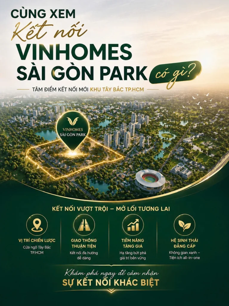 Vingroup chính thức khởi công dự án khu đô thị đại học Quốc Tế tại Hóc Môn ngày 29/04/2026 4 vị trí vinhomes saigon park hóc môn