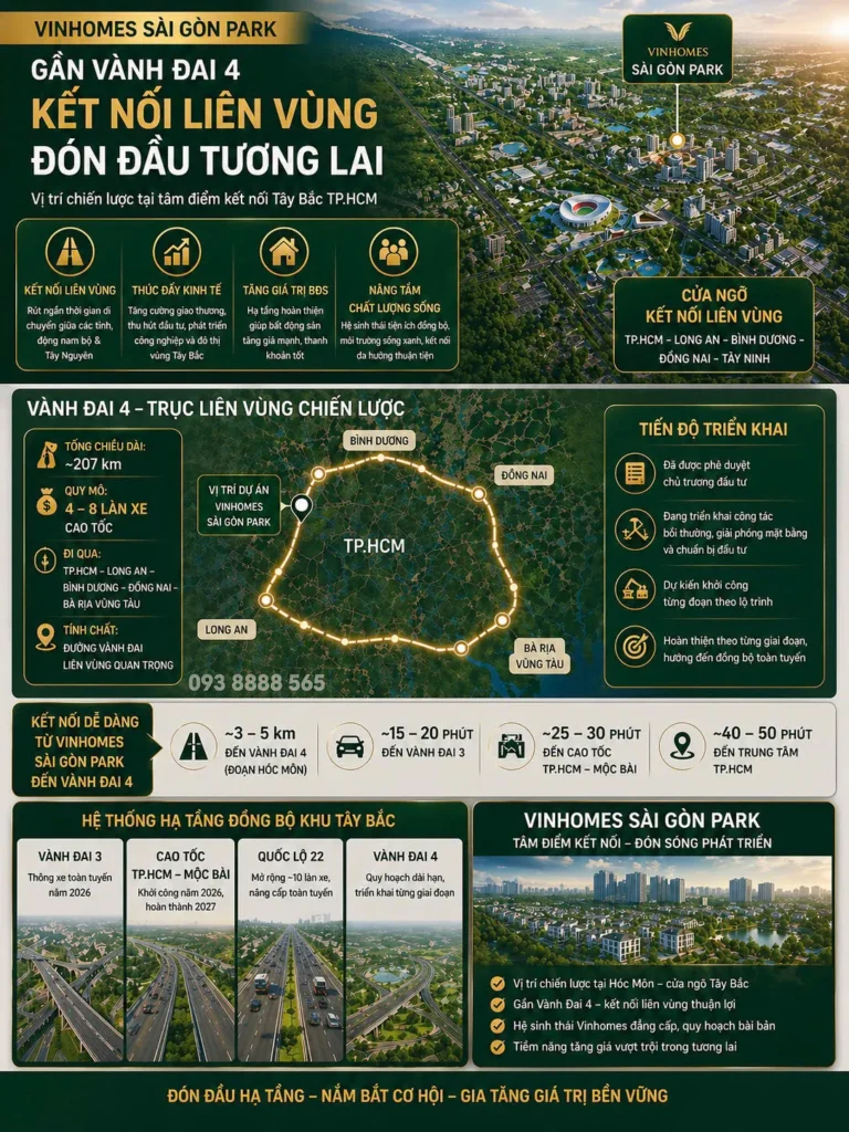 Vingroup chính thức khởi công dự án khu đô thị đại học Quốc Tế tại Hóc Môn ngày 29/04/2026 6 vinhomes saigon park hoc mon 5 1