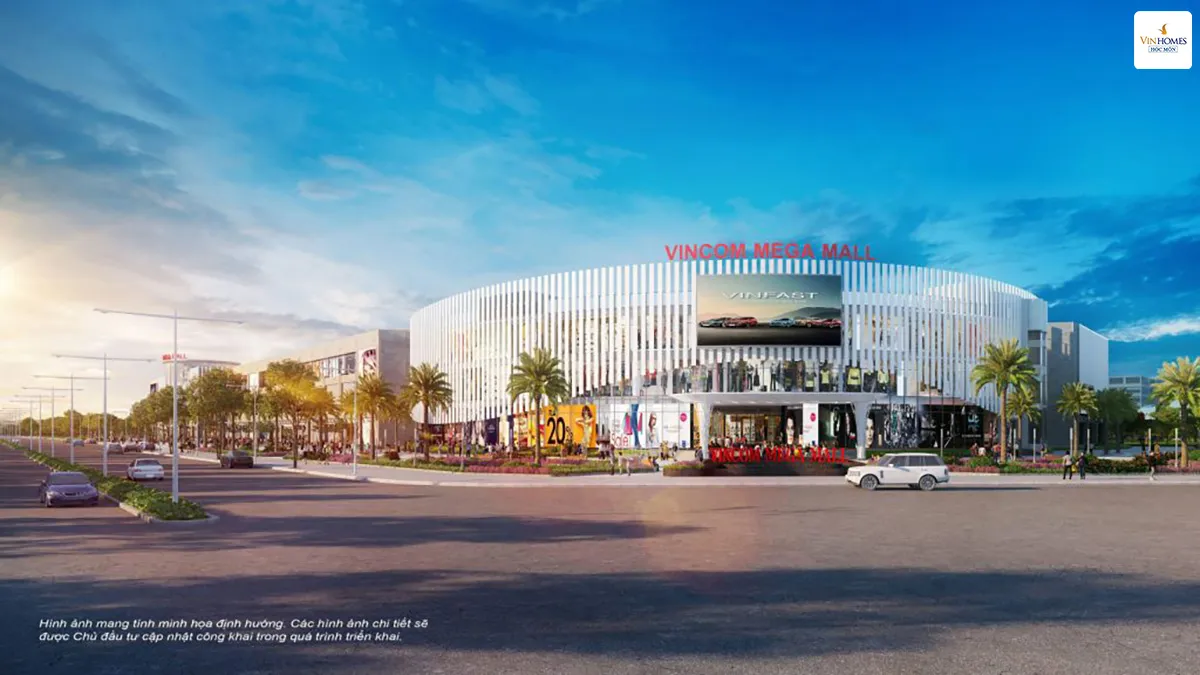 Vincom Mega Mall tại Vinhomes Hóc Môn