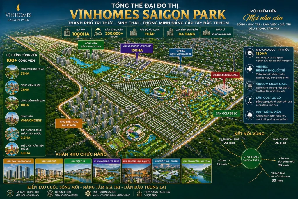Phân khu Zen Park Vinhomes Saigon Park 3 vinhomes saigon park hoc mon 1 2